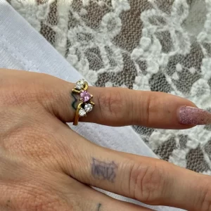 ANILLO ZAFIRO CORAZON