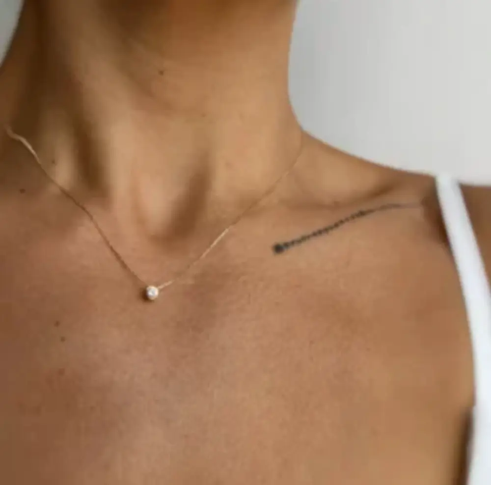 COLLAR DIAMANTE SOLITARIO 0.20CT